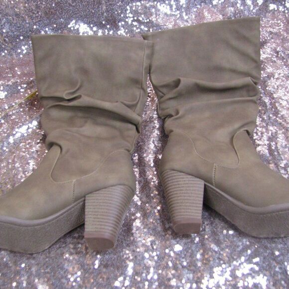 NIB XOXO strasburg slouchy pull on boots 7 - Picture 7 of 11